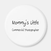 Pequeño fotógrafo comercial de Mommys Imán De Frigorífico