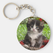 pequeño gatito llaveros personalizados