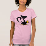 Pequeño gatito travieso - camiseta de las señoras