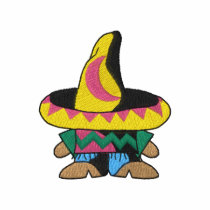 Pequeño hombre con el sombrero camisetas bordadas