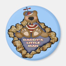 Pequeño hombre de Daddys Iman De Frigorífico