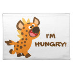 Pequeño Hyena lindo Placemat del dibujo animado Manteles