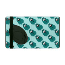Pequeño monstruo ciánico oscuro tonto iPad funda