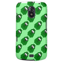 Pequeño monstruo verde oscuro tonto galaxy nexus carcasas