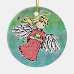 Pequeño ornamento del ángel del navidad ornamente de reyes