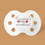 Pequeño pacificador del personalizado del amor de  chupetes