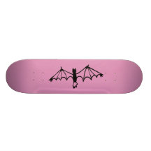 Pequeño palo divertido rosado medio patin personalizado