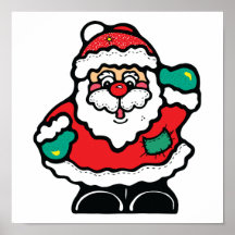pequeño Papá Noel alegre Impresiones