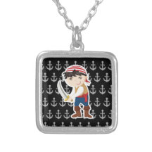 Pequeño pirata con el ancla joyerias personalizadas