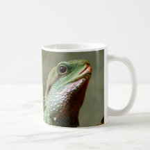 Pequeño reptil tazas
