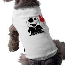 pequeño tipo lindo del zombi ropa macota