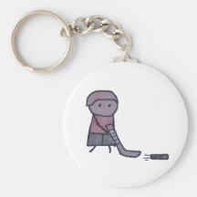 Pequeño un llavero del hockey