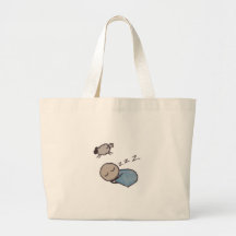 Pequeño un tote del jumbo del sleeptime bolsa de mano