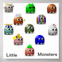 Pequeños monstruos posters