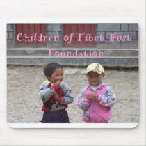 Pequeños niños tibetanos alfombrillas de raton 