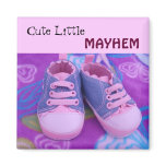 Pequeños zapatos lindos de los imanes del bebé de  imanes