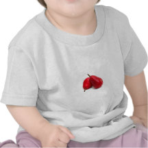 Pera roja camiseta