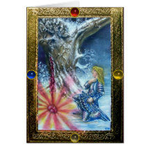 PERCEVAL Y VISION DEL SANTO GRIAL TARJETON