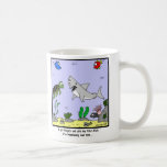 Perdido: Dibujo animado del tiburón Taza