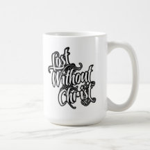 Perdido sin la taza de café de Cristo
