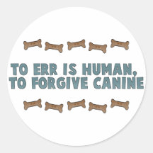 Perdón canino etiqueta