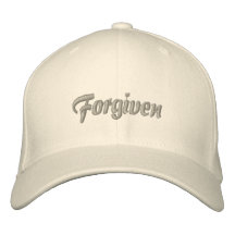 Perdonado por la gracia del gorra de dios gorra bordada