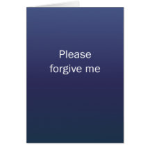 Perdóneme por favor tarjetas