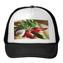 Perejil del ajo de las pimientas de chile de los c gorro
