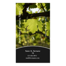 Perfil del negocio de la uva del viñedo del lagar plantillas de tarjetas de visita