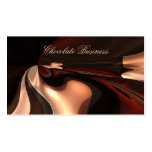 Perfil elegante de Brown de la crema del remolino  Plantilla De Tarjeta Personal