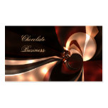 Perfil elegante de Brown de la crema del remolino  Plantillas De Tarjetas Personales