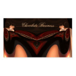 Perfil elegante de Brown de la crema del remolino  Tarjetas De Visita