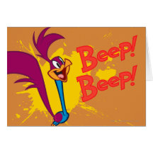 Perfil lateral del Roadrunner Felicitacion