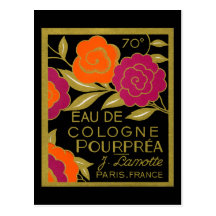 Perfume 1920 de agua de colonia Pourprea Postal
