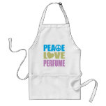 Perfume del amor de la paz delantales