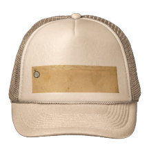 Pergamino y compás antiguos gorro de camionero