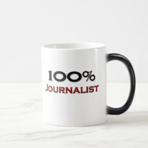 Periodista del 100 por ciento tazas de café