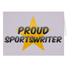 Periodista deportivo orgulloso felicitacion 