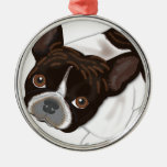 Perla de Bailey el perro de Frenchie Ornamento Para Reyes Magos
