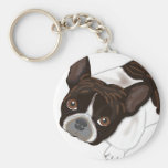 Perla de Bailey el perro de Frenchie Llaveros Personalizados