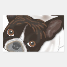 Perla de Bailey el perro de Frenchie Rectangular Altavoz