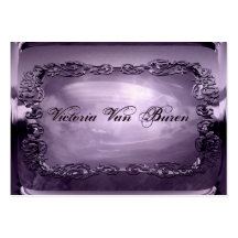 Perla elegante 2,5 de Gladmoore del ciruelo Tarjeta De Negocio