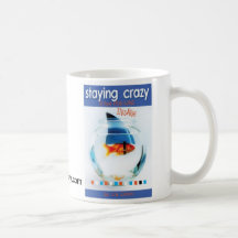 Permanecer la taza de café loca