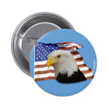 Perno de la bandera de Eagle Pin