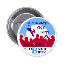 Perno político de Demócratas Charlotte OBAMA/BIDEN