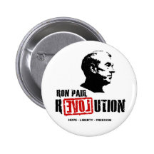 Pernos/botones de la revolución de Ron Paul Pins