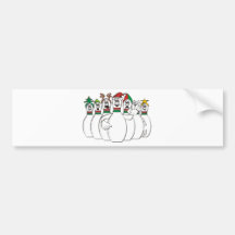 Pernos de bolos del navidad pegatina de parachoque