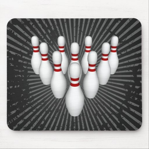 Pernos de bolos: modelo 3D: Mousepad Tapetes De Raton
