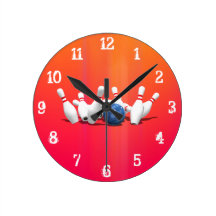 Pernos de bolos: Reloj de pared Relojes