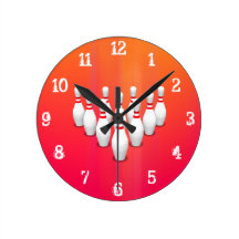 Pernos de bolos: Reloj de pared Relojes